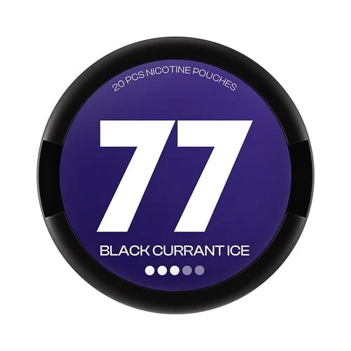 nikotinové sáčky - 77 - black currant ice