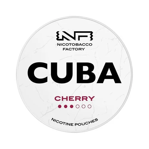 nikotinové sáčky - cuba white - cherry
