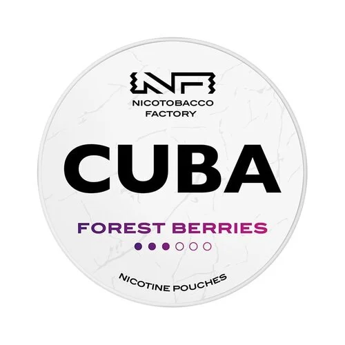 nikotinové sáčky - cuba white - forest berries