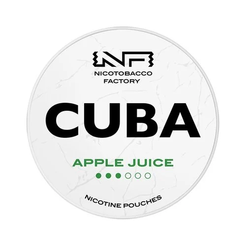 nikotinové sáčky - cuba white - apple juice