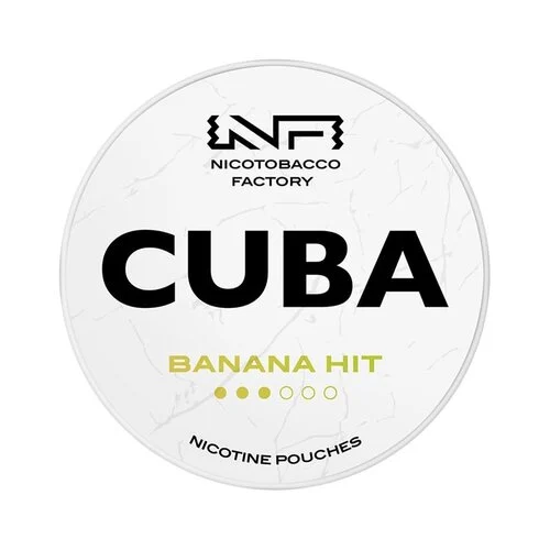 nikotinové sáčky - cuba white - banana hit