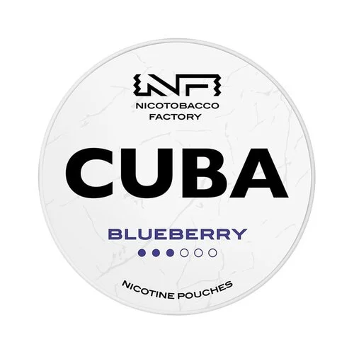 nikotinové sáčky - cuba white - blueberry