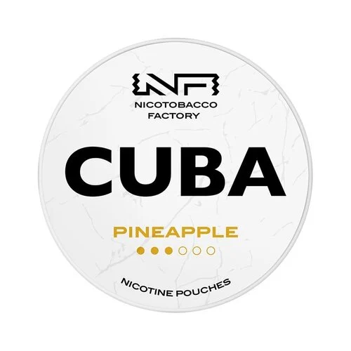 nikotinové sáčky - cuba white - pineapple