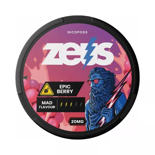 nikotinové sáčky - zeus - epic berry