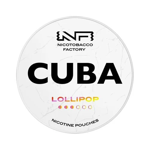 nikotinové sáčky - cuba white - lollipop