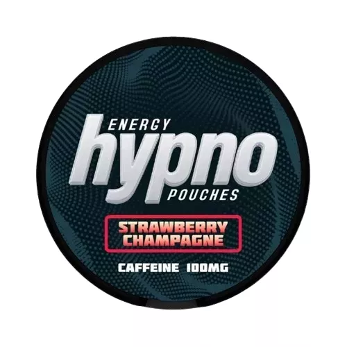 kofeinové sáčky - hypno energy - strawberry champagne