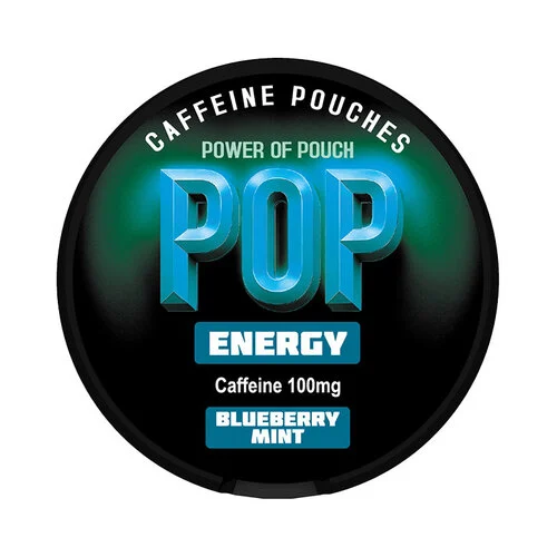 kofeinové sáčky - pop energy - blueberry mint