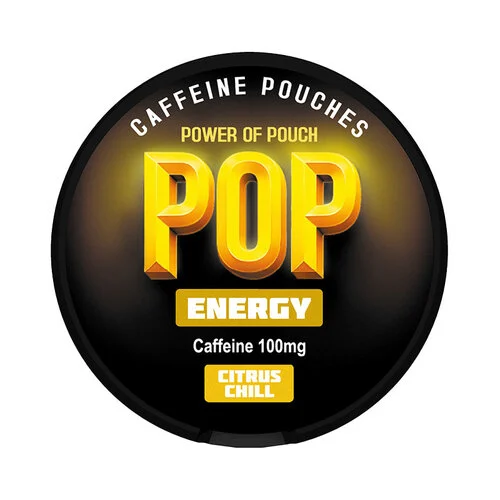 kofeinové sáčky - pop energy - citrus chill