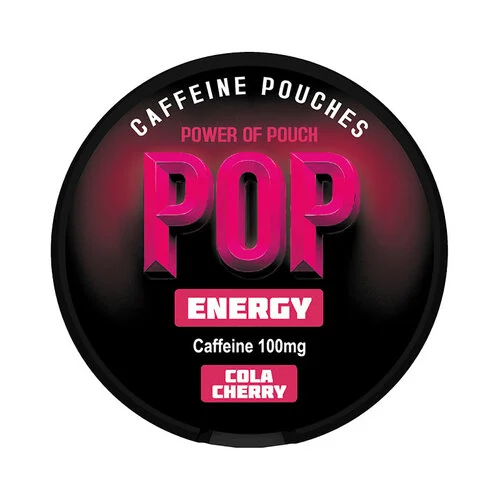 kofeinové sáčky - pop energy - cola cherry