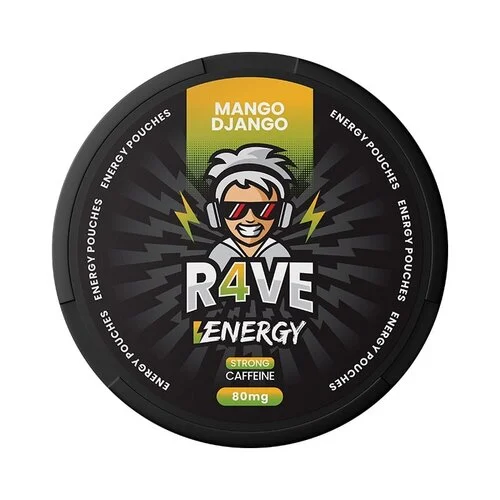 kofeinové sáčky - r4ve energy - mango jango