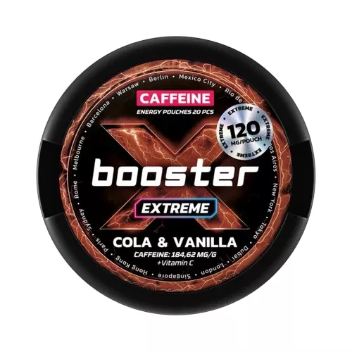 kofeinové sáčky - x booster - extreme cola & vanilla